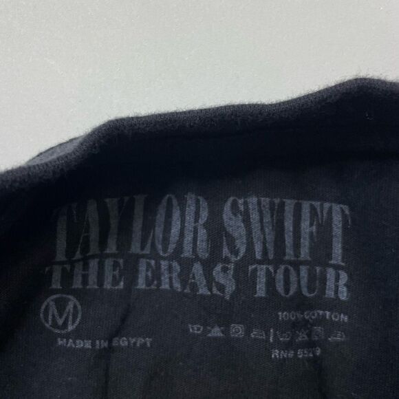 Taylor Swift The Eras Tour Graphic T-shirt Women Medium Black Music - Picture 6 of 7